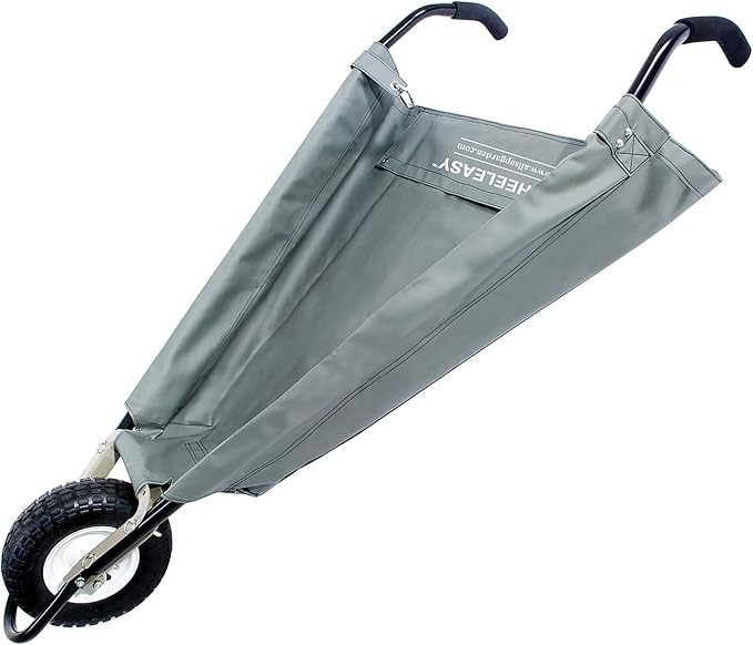 Allsop Home and Garden WheelEasy Folding Yard Cart/Ground Load Wheelbarrow, Lightweight with 350 ... | Amazon (US)