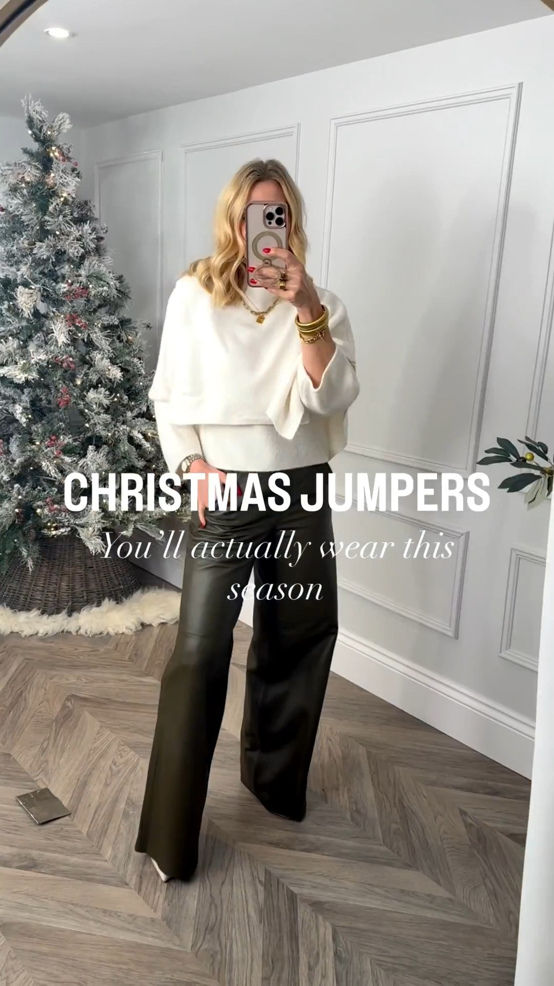 Christmas Jumpers that you’ll actually wear this season 
From subtle styles to full-on slogan knits (M&S + Sainsbury’s under £30), a sparkly Mint Velvet moment, dressy vs. pub-night picks and festive pieces you’ll wear long after Christmas.  Prefer something cooler? A festive tee still works.  Forgot a jumper? The men’s section might save you.  Last minute? Amazon Prime.  And of course…a feather cuff knit, because you can never have enough Christmas jumpers.  Which one’s your favourite?

#LTKfestive #LTKpartywear #LTKwinter