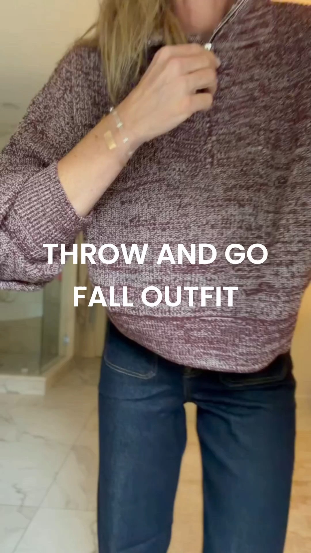 Size Small sweater and Size 2 jeans!