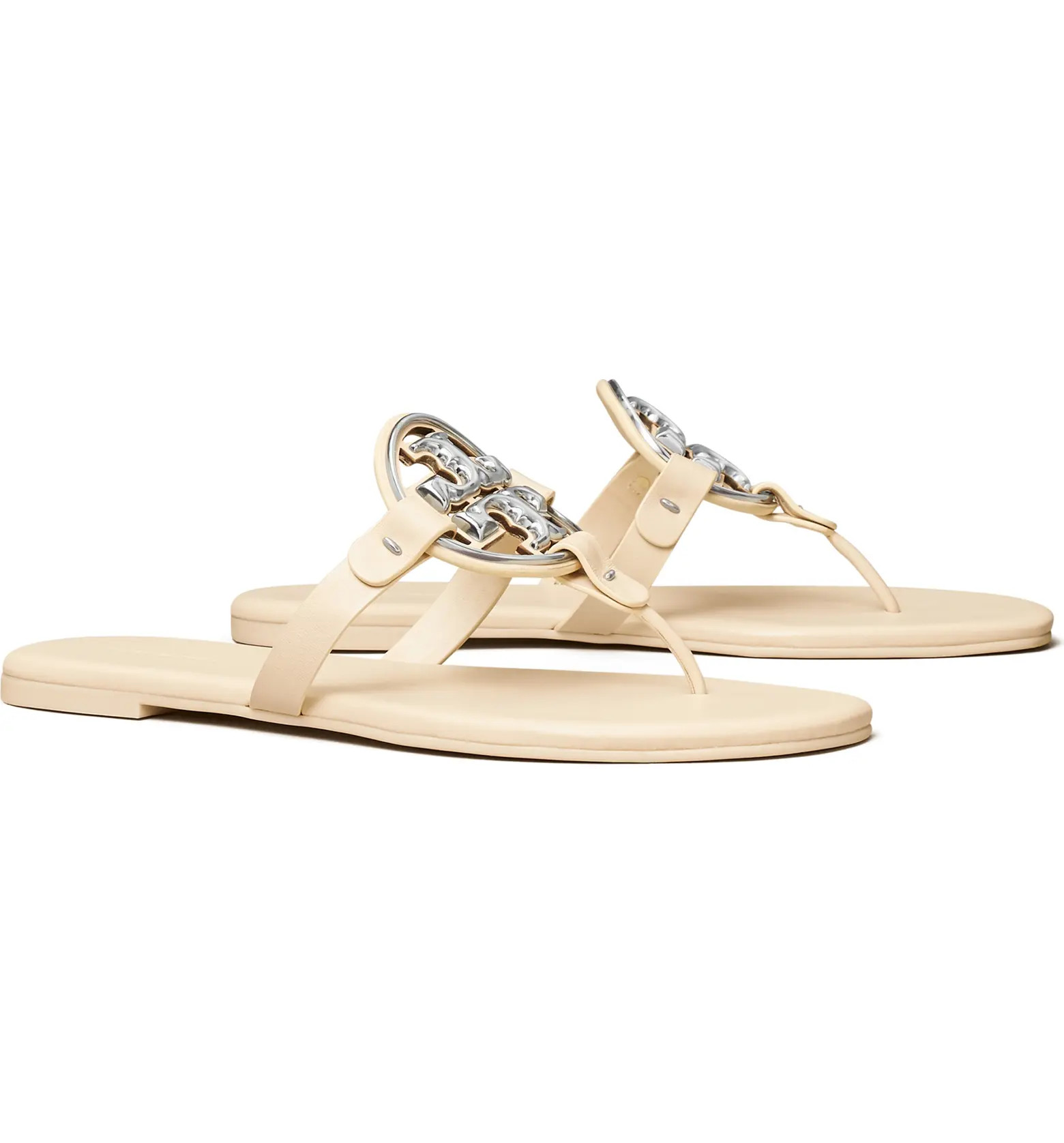 Soft Metal Miller Leather Sandal | Nordstrom