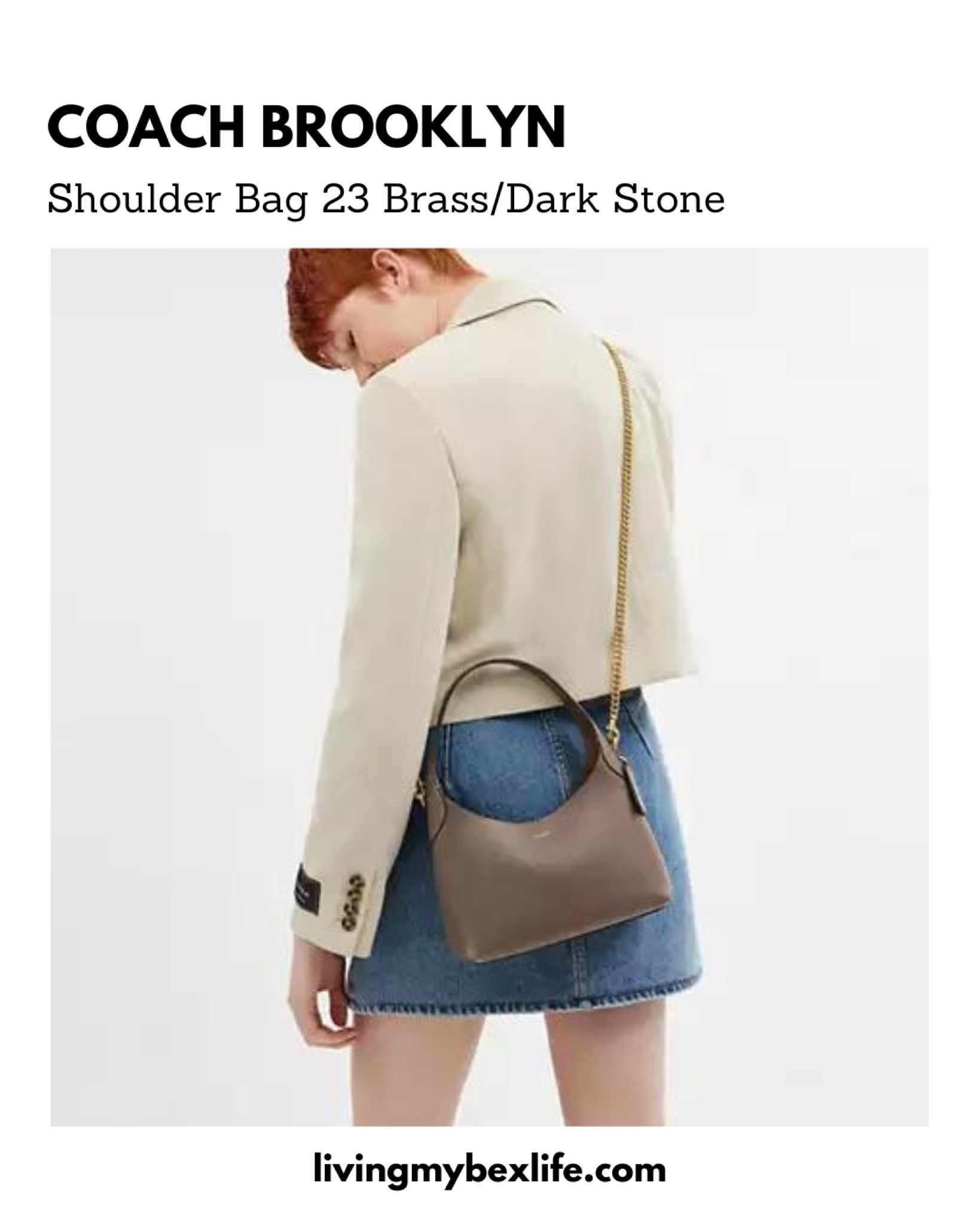 Coach Brooklyn 23 Shoulder Bag in Brass / Dark Stone 

Fall trends, handbag, purse, clutch, leather bag, fall trend 2024, crossbody, luxury, designer, fashion 

#LTKNYFW #LTKItBag #LTKStyleTip