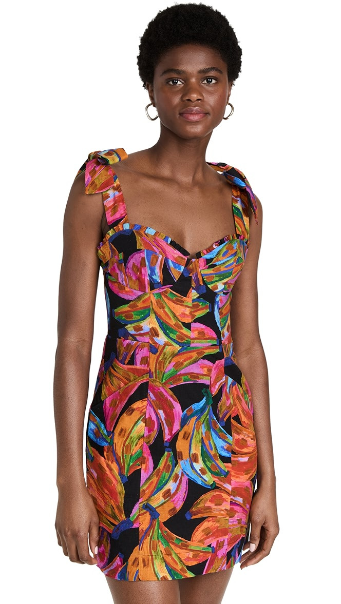 Rainbow Bananas Mini Dress | Shopbop