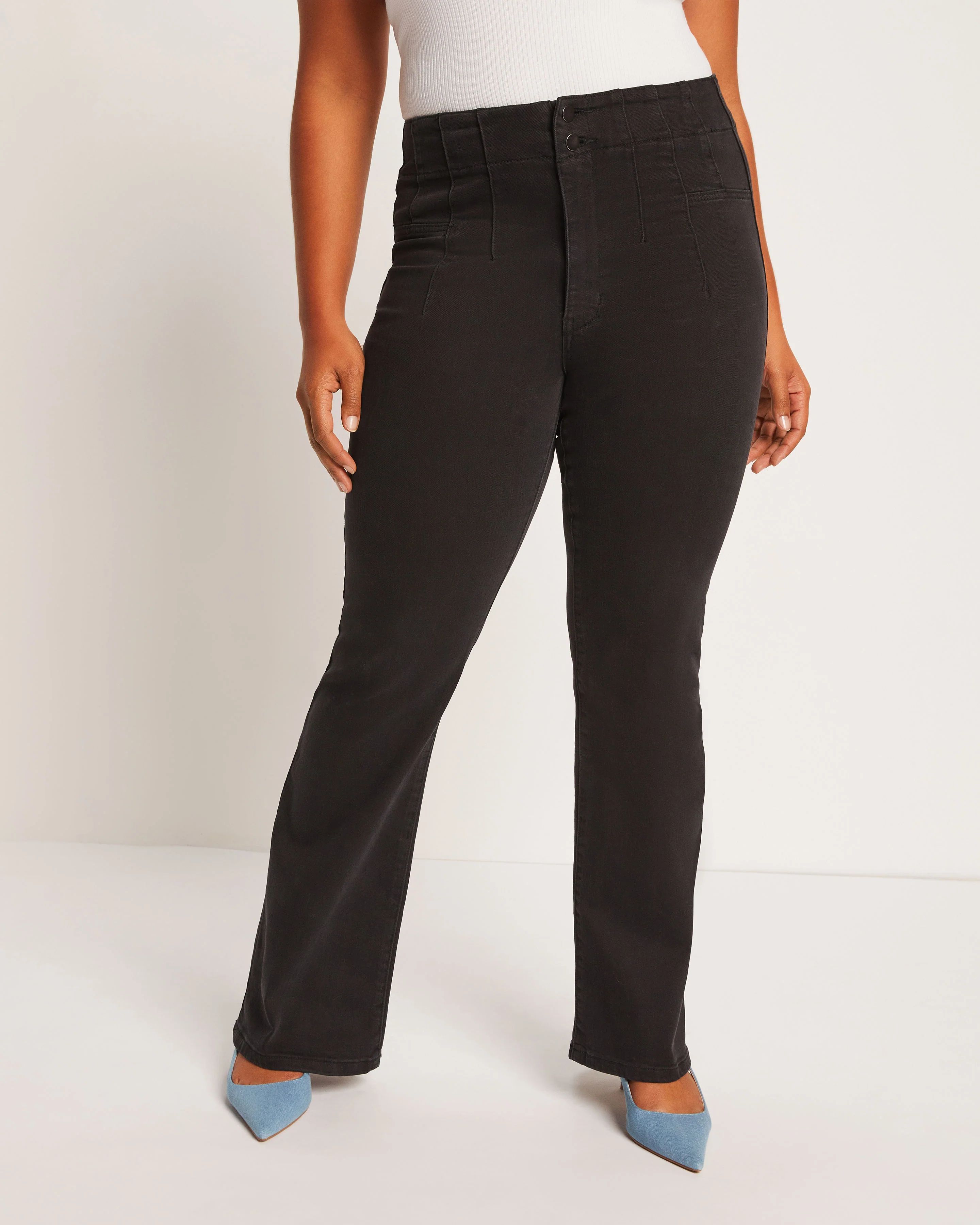 Dorian Ultra High Rise Stretch Flare Jeans | VICI Collection