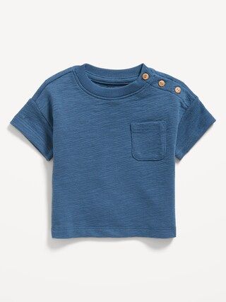 Unisex Drop-Shoulder Pocket T-Shirt for Baby | Old Navy (US)