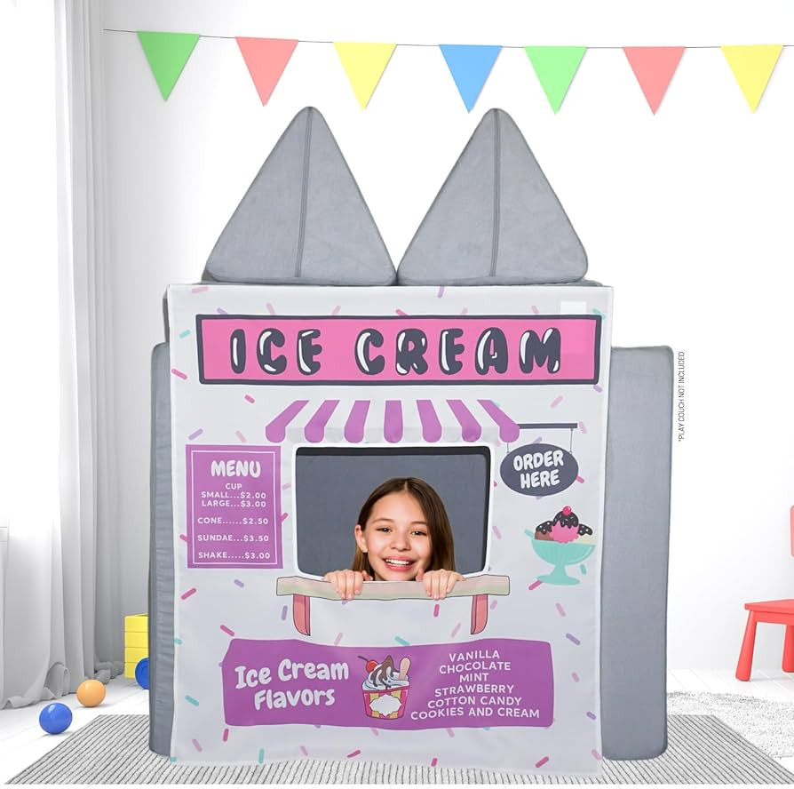 Play Panel for Childrens Foam Sofa Kids Couch (Ice Cream Store) | Amazon (US)