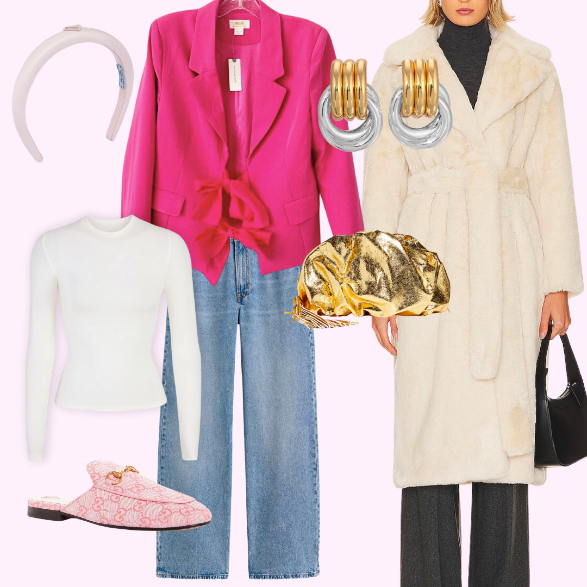 Cute, classy, but still fun 👛 

These Gucci mules are my FAVORITES. I received them for Christmas & they add so much personality to an outfit ✨ 

Blazer is Maeve & unfortunately out of stock but available on Poshmark (Maeve Cropped Bow Blazer)

#LTKstyletip #LTKworkwear #LTKSeasonal