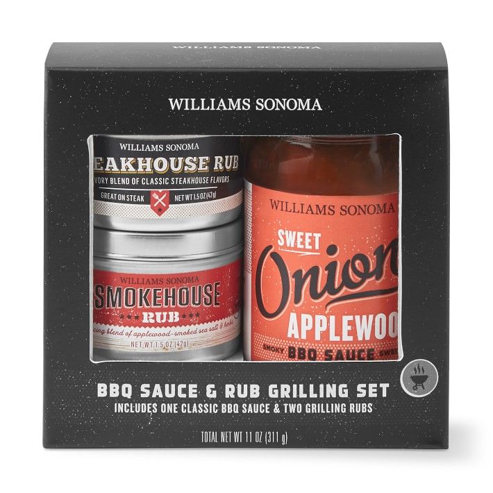 Williams Sonoma Mini BBQ Sauce & Rub Set | Williams-Sonoma