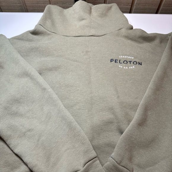 Peloton Womens Funnel Neck Pullover Sweater Green Size 3X XXX 3XL Made In USA. | Poshmark