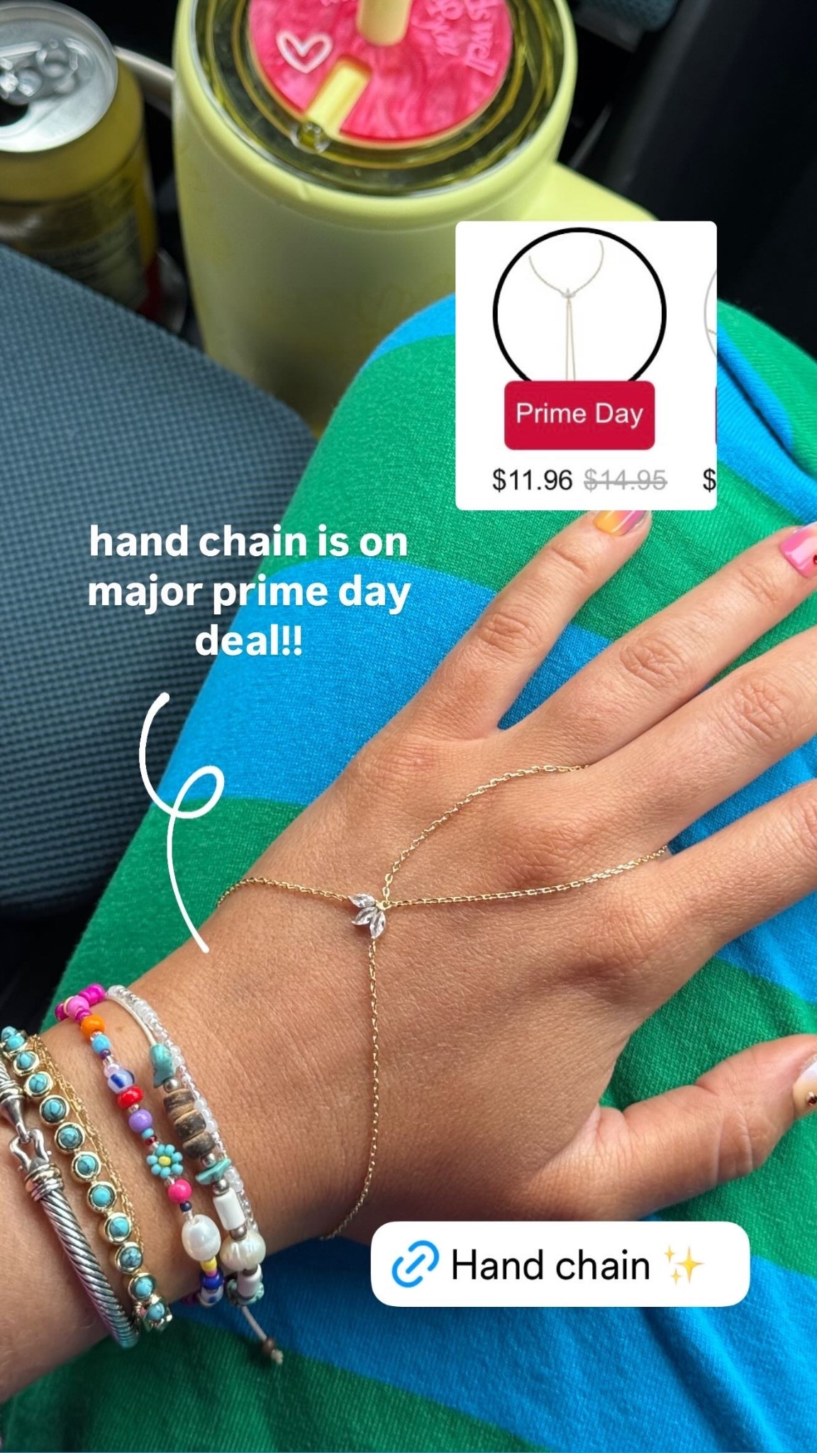 my favorite hand chain from Amazon is on sale for Prime Day!! Such an amazing piece for your everyday wrist stack 

#LTKSaleAlert #LTKStyleTip #LTKFindsUnder50