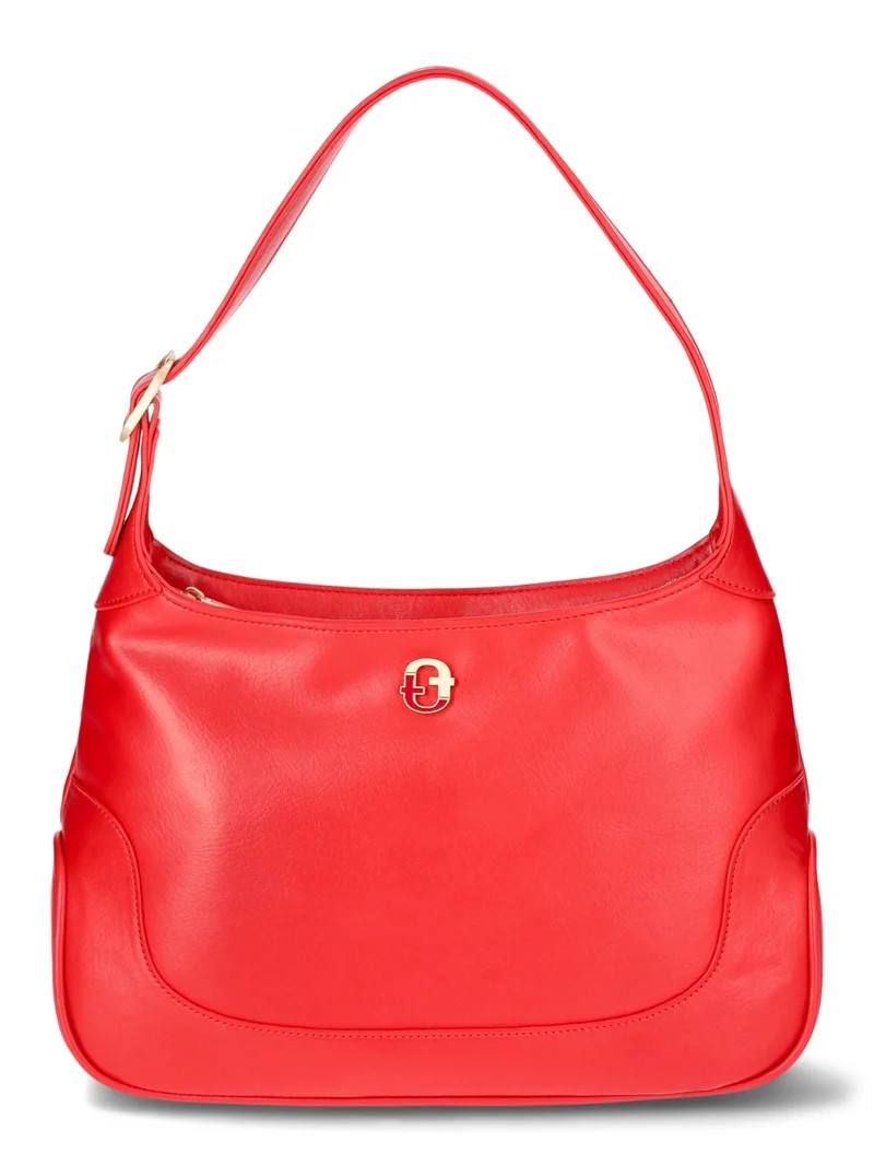 Time and Tru Women’s Nova Shoulder Bag, Fiesta Red | Walmart (US)