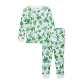 Cutest Clover Organic Cotton Pajamas - 2 Toddler | Burts Bees Baby