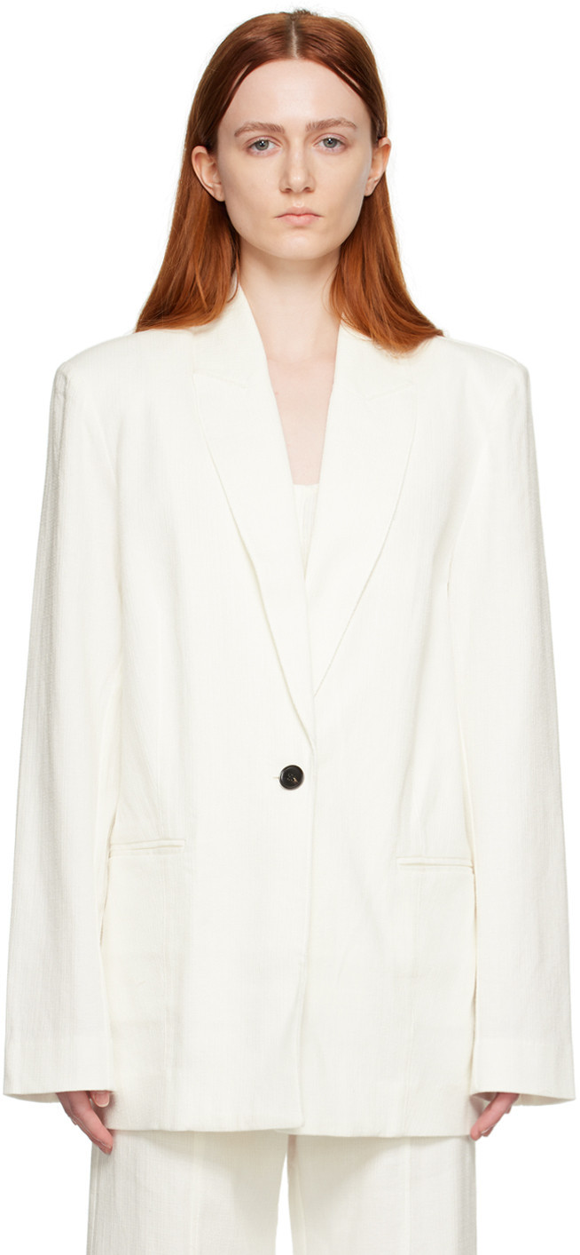 BEC + BRIDGE White Manon Blazer | SSENSE