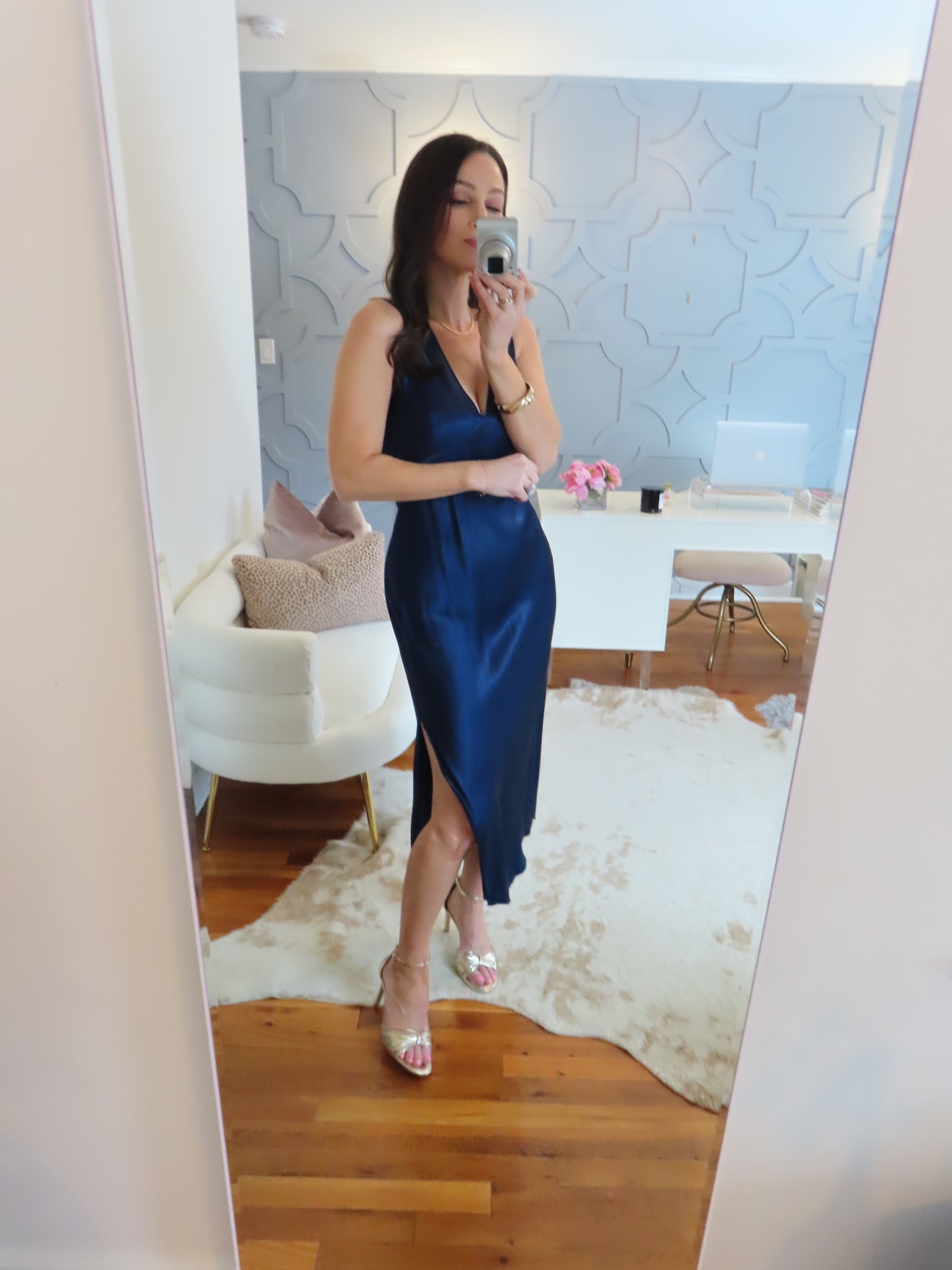 The best slip dress in the land — you can wear a regular bra! I did my true size. 

#LTKOver40