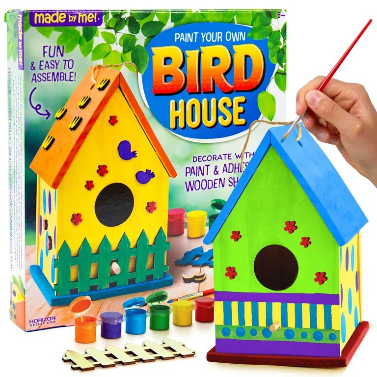Made By Me Paint Your Own Birdhouse - Walmart.com | Walmart (US)