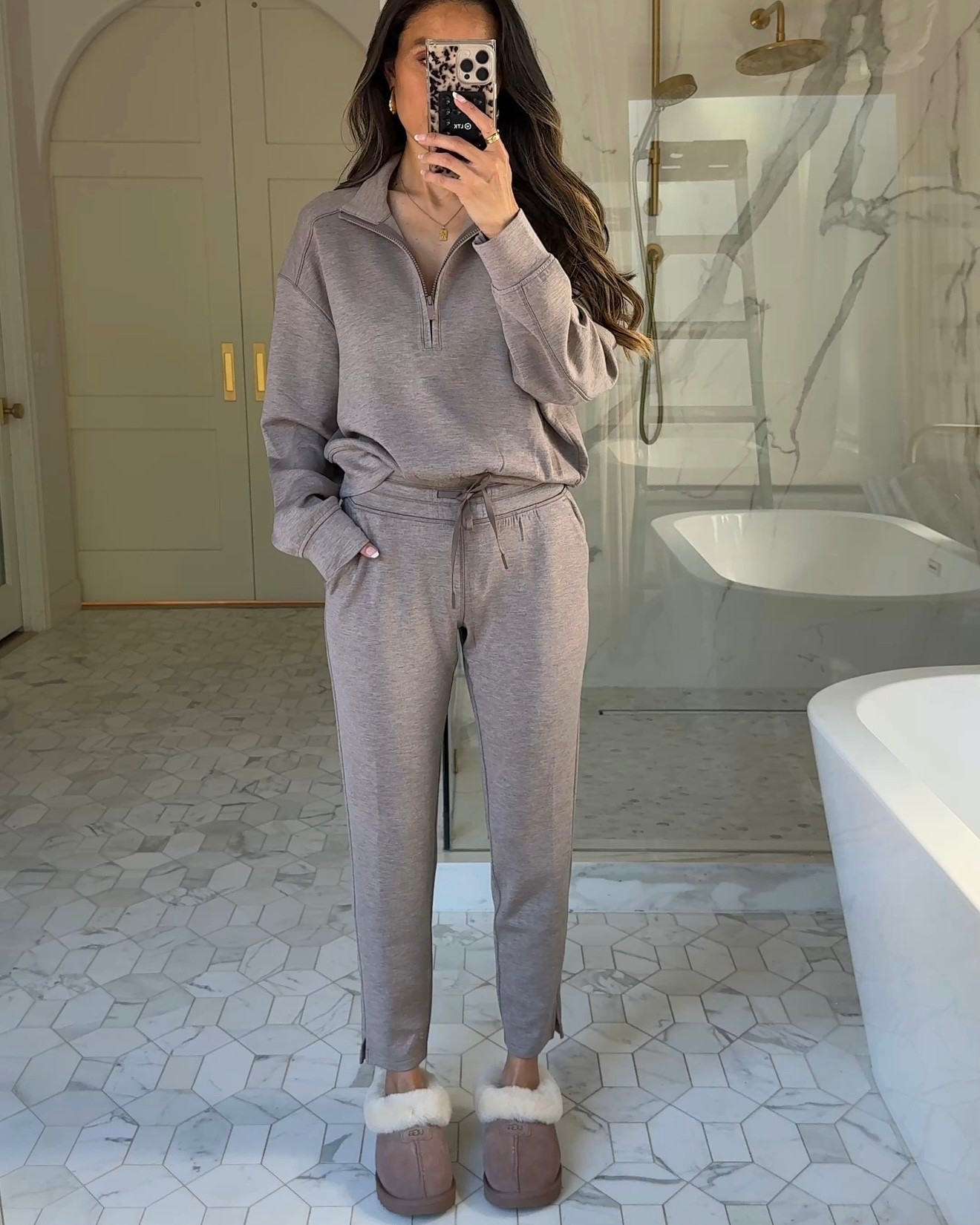 Shop my Nsale outfit! Wearing size Small in sweater, XS in lounge pants, and 8 in Uggs! Xo!

#LTKSaleAlert #LTKFindsUnder100 #LTKFindsUnder50