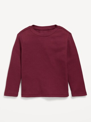 Printed Long-Sleeve Thermal-Knit T-Shirt for Toddler Boys | Old Navy (CA)