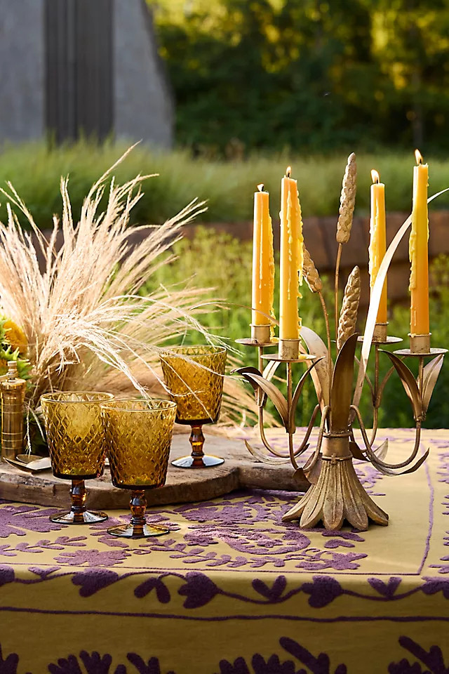Wheat Candelabra in Gold at Terrain | Terrain