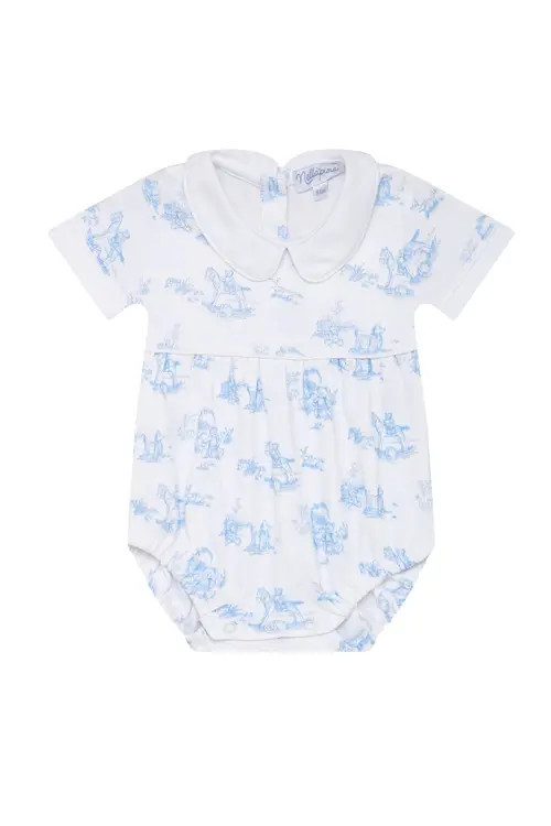 Nellapima Blue Toile Baby Bubble - Baby at Nordstrom, Size 12-18M | Nordstrom