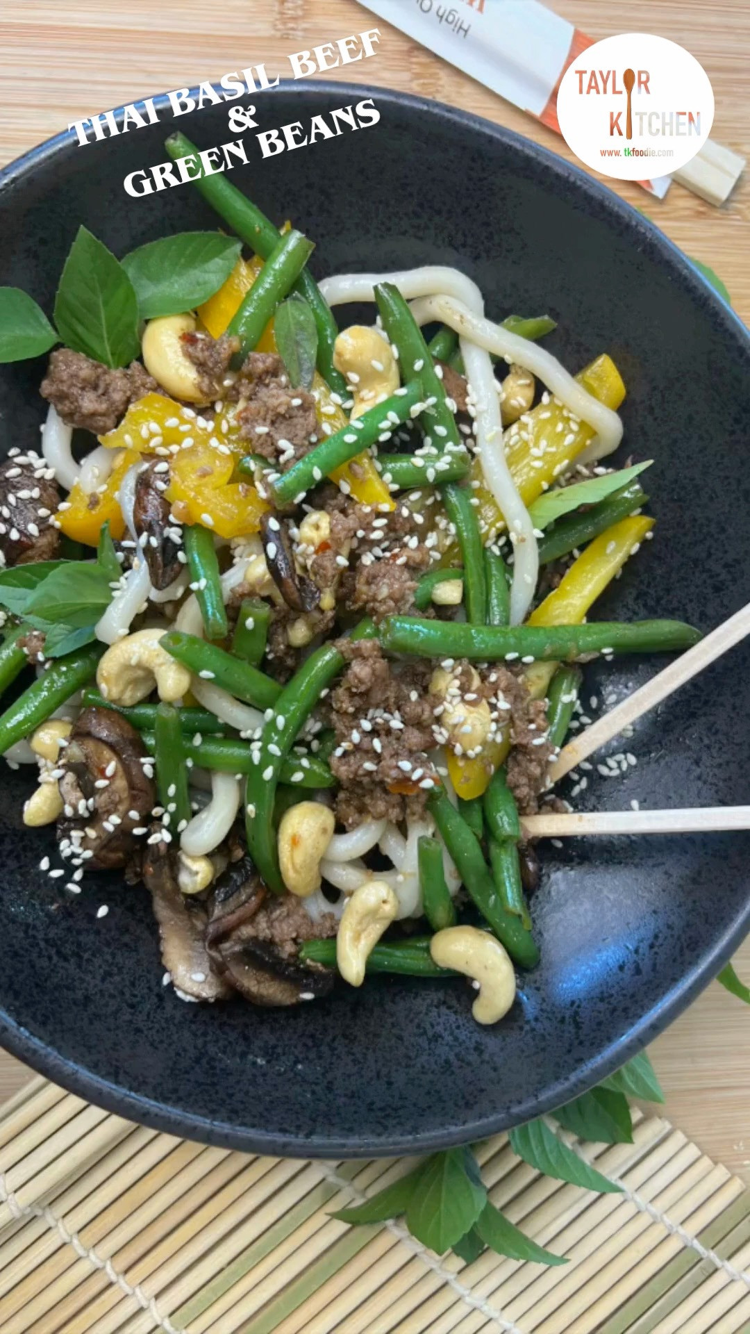 One of our favorite weeknight dinners.  So easy & loved by everyone.  Hubby loves the fat noodles 🍜with this but you can serve with rice as well.

Check out the easy recipe here on TKFoodie.com - https://www.taylorkitchen.net/recipes/skillet-thai-basil-beef-green-beans

All the things to get this started in your own kitchen are here on my LTK 🥰 

 #LTKfoodie #LTKHome