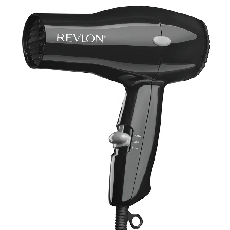 Revlon 1875W Compact Hair Dryer, Black | Walmart (US)