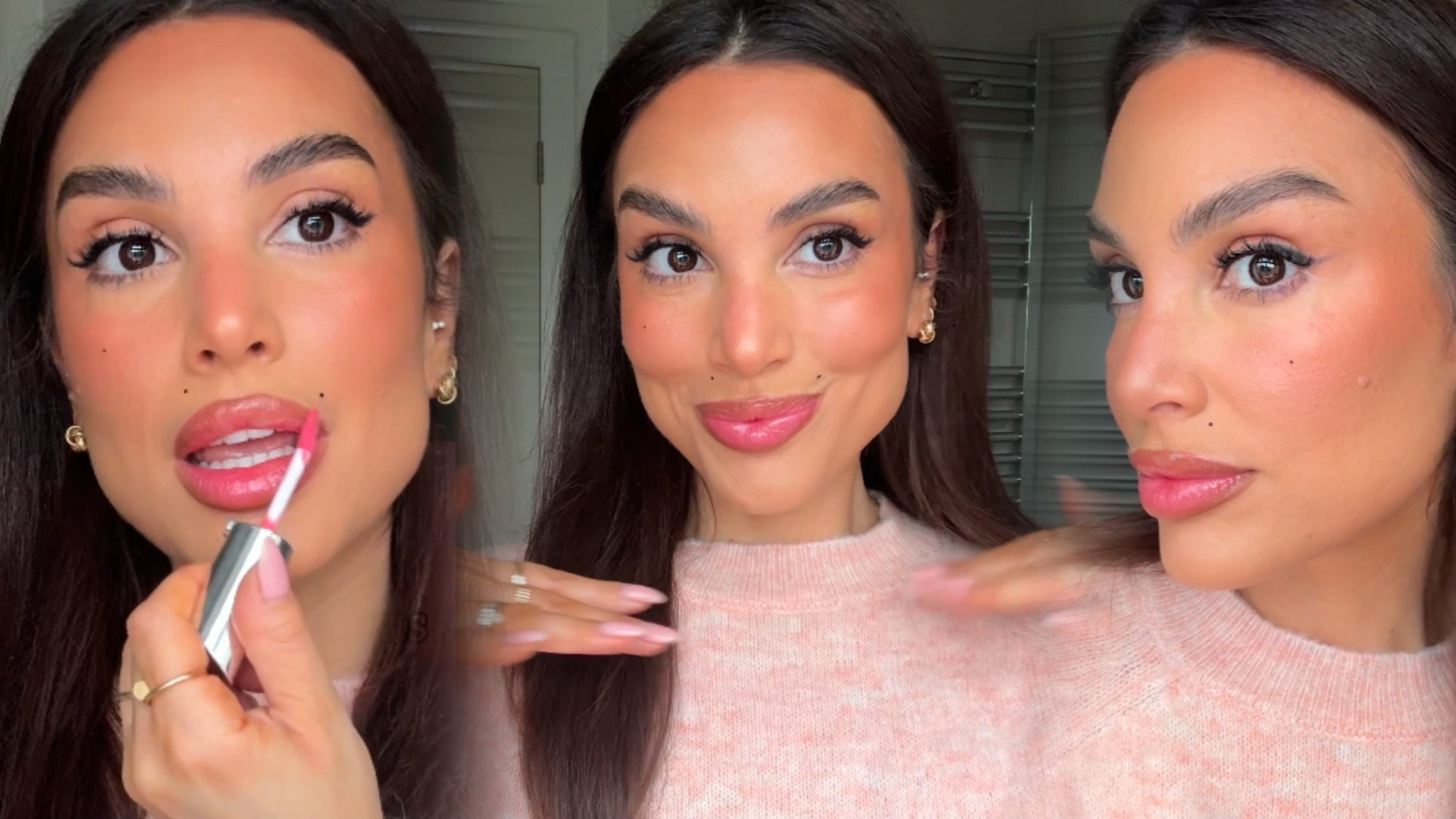 This BASE and created with a powder foundation?! 😍 
Full tutorial on YOUTUBE🤍 

Product list and shades-
Westman atelier concealer- M4
Westman atelier contour stick- Truffle
Kylie Cosmetics powder foundation- 6W
Charlotte Tilbury glow wand- Goldgasm
Merit flush balm- Rouge
Westman atelier setting powder- pink bubble
NYX brow definer- medium brown
Mac cosmetics bronzer- Give me sun
Kylie Cosmetics lip liner- Iced latte
Benefit- benetint lip
Armani Prisma glass gloss- candy halo


#LTKbeauty