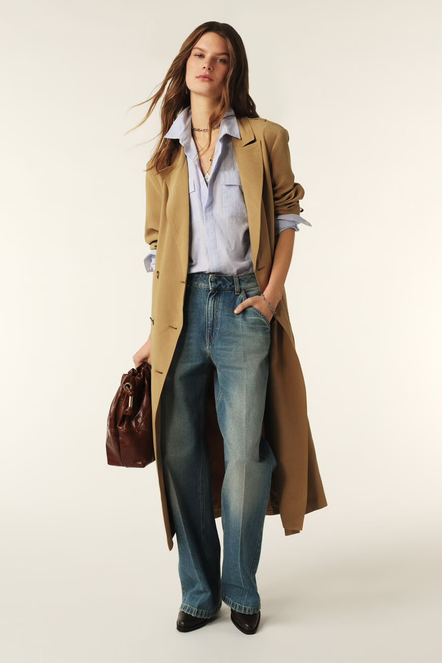 short trench coat | ba&sh(US)