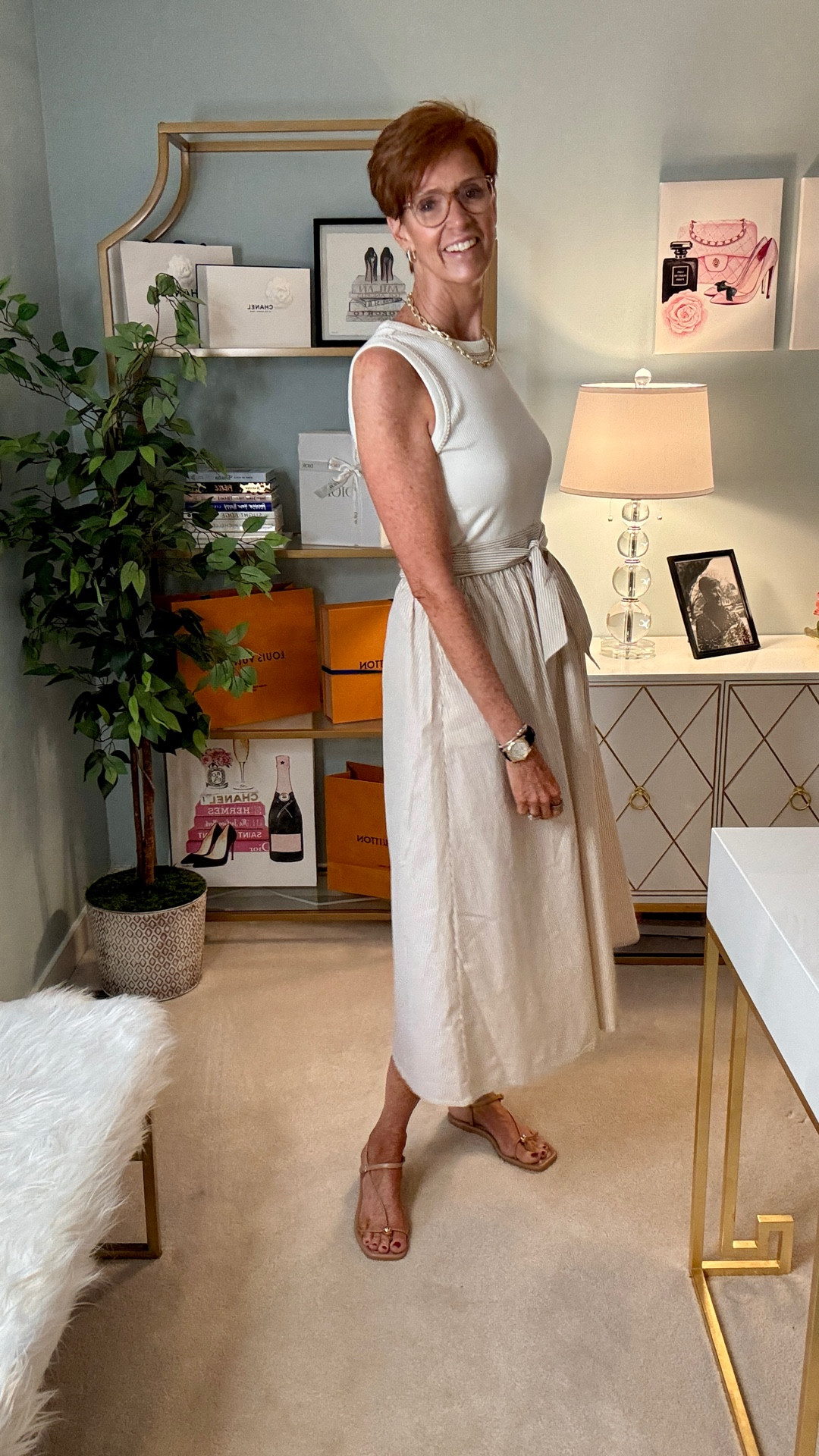 @jcrew 
New arrivals from J.Crew Factory
Mixed media dress
Size medium tall

#LTKTall #LTKOver40 #LTKootd