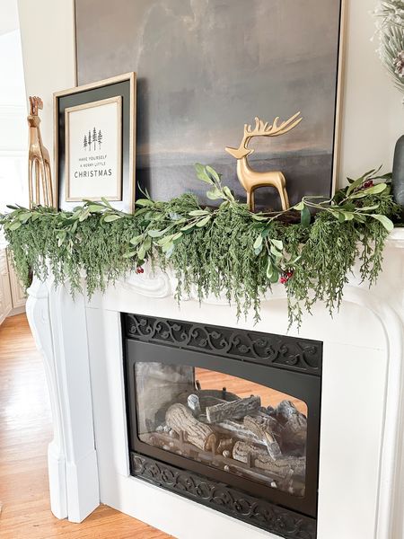 Love this Walmart garland, one of my faves! 

Christmas decor 
Garland 
Holiday decor 
Fireplace 
Mantle 

#LTKCyberWeek #LTKSeasonal #LTKHoliday