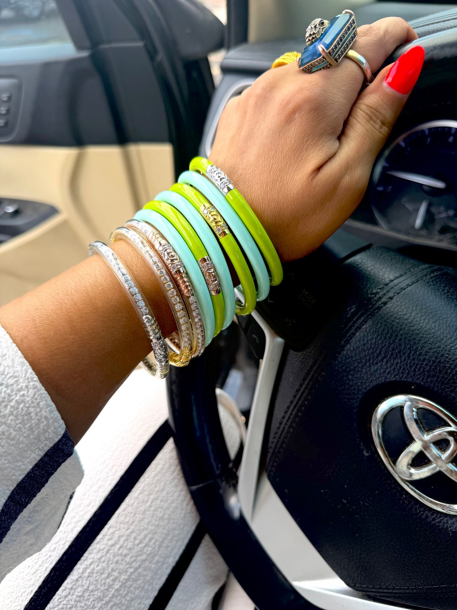 The new spring Buddhagirl bangle release is so good! 

#LTKMothersDay #LTKootd #LTKWorkwear