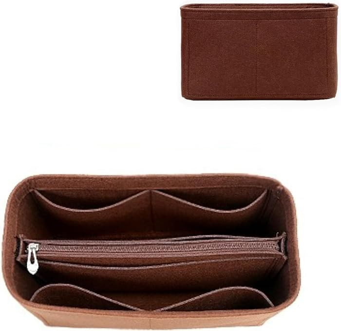 Felt Purse Organizer with Zipped, Bag Organiser Insert for Women,Perfect for carrycall Neverfull ... | Amazon (US)