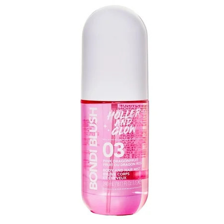 Holler and Glow Bondi Blush Pink Dragon Fruit Body & Hair Mist 240ml/8.11 fl oz | Walmart (US)