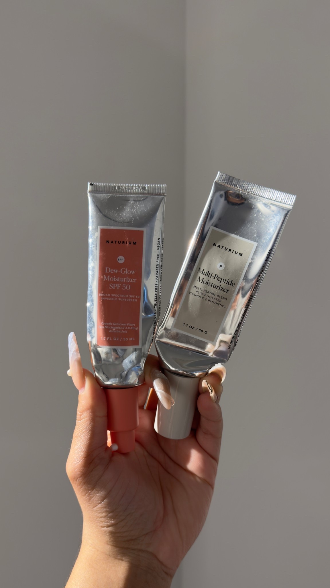 I love a good moisturizer! Dew Glow has SPF, which is key. If you are using fighting hyperpigmentation and using actives,
but not actively using SPF, you’re doing yourself a disservice. Dew Glow works really well solo, and under makeup, and it leaves an insane glow on the skin.

The multi peptide moisturizer is great for day-to-day. It feels really nice on the skin and also layers as well under makeup.

#LTKBeauty #LTKFindsUnder50