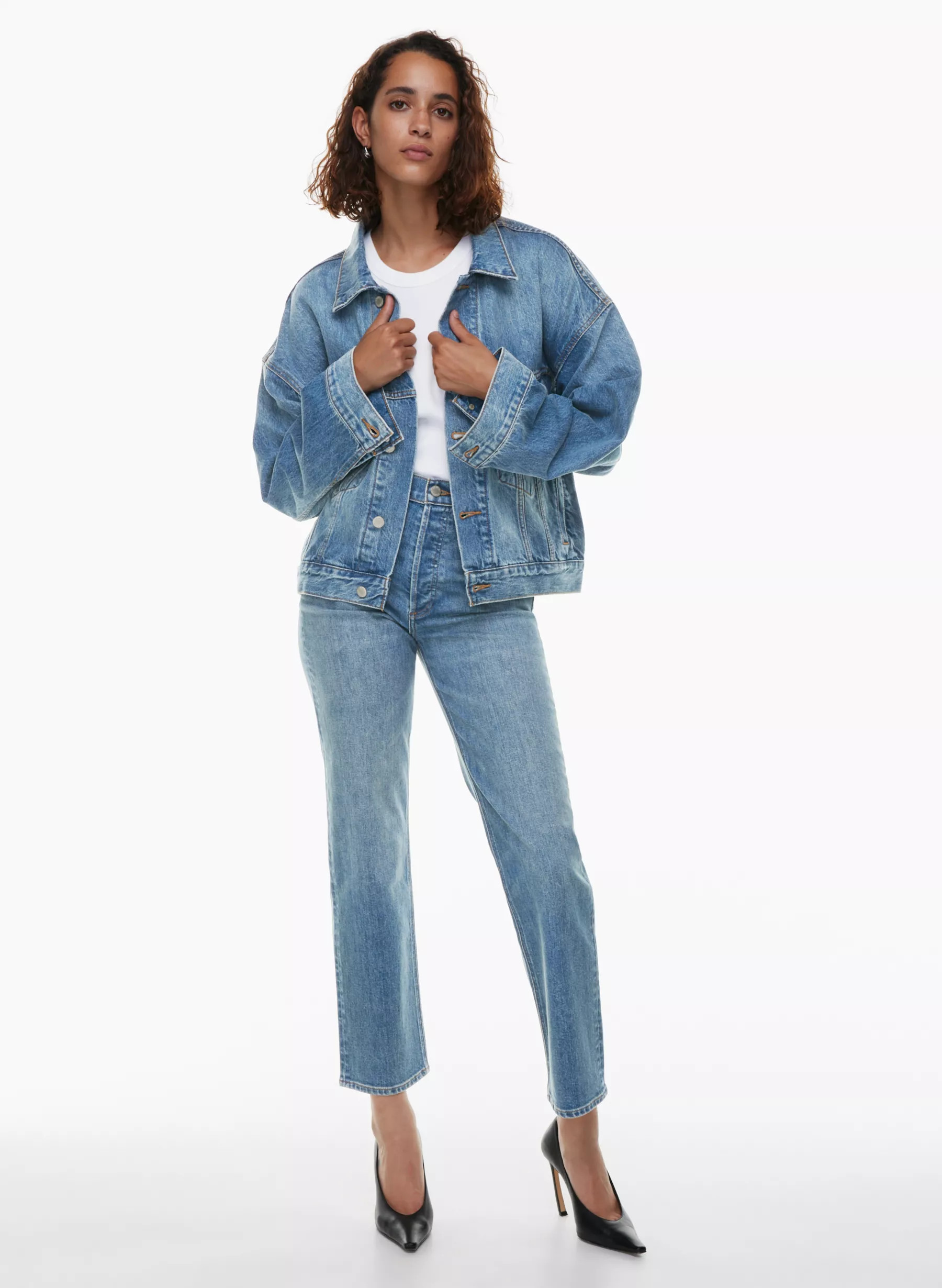THE ARLO HI-RISE STRAIGHT JEAN | Aritzia