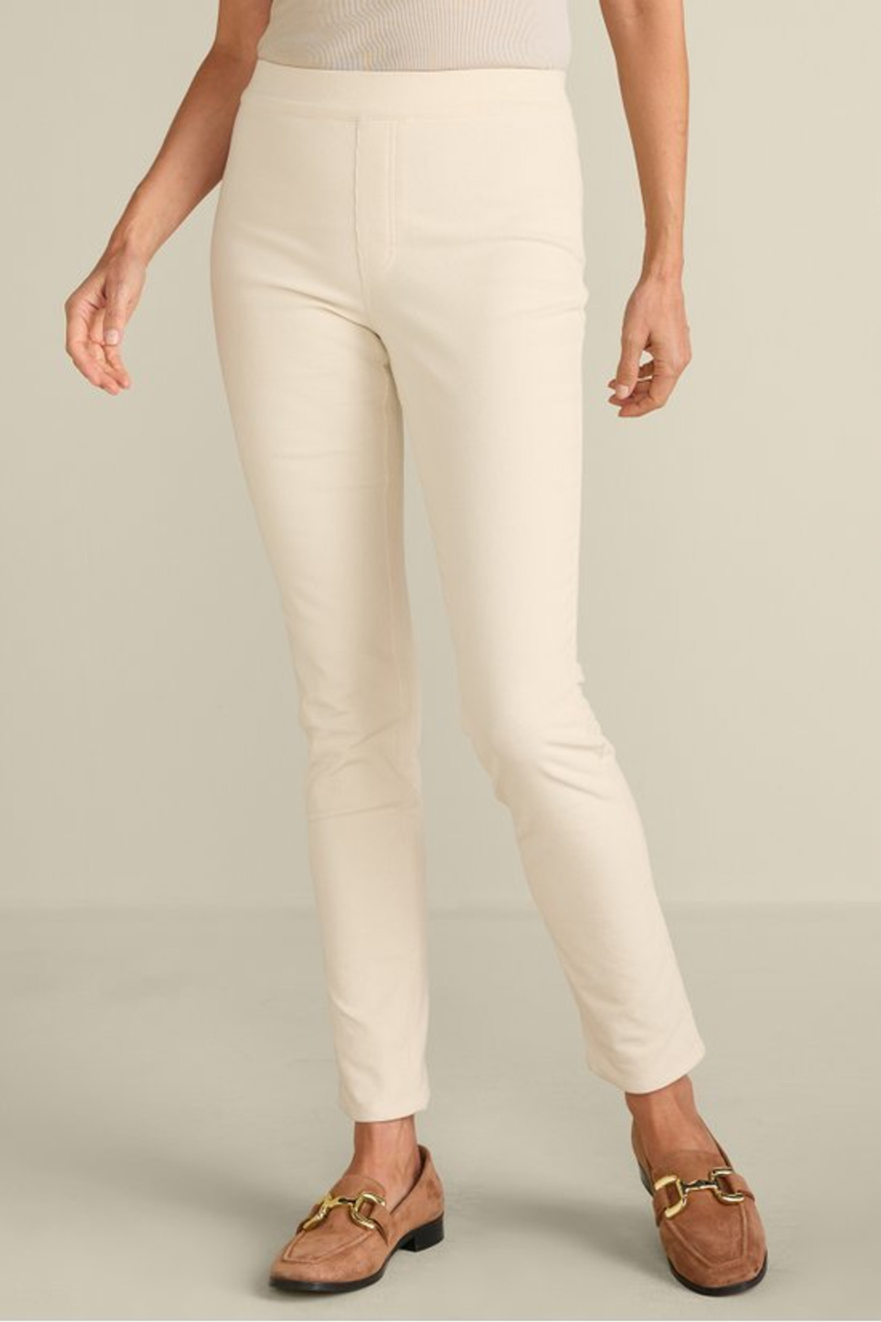 Rockland Corduroy Slim Leg Pull On Pants | Soft Surroundings