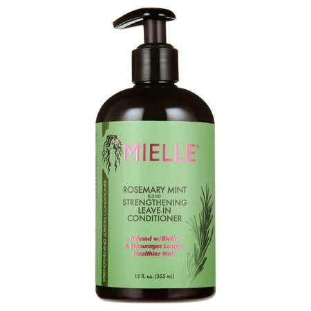 Mielle Rosemary Mint Leave-In Conditioner 12 fl oz Moisturizing All Hair Types Pump Bottle | Walmart (US)