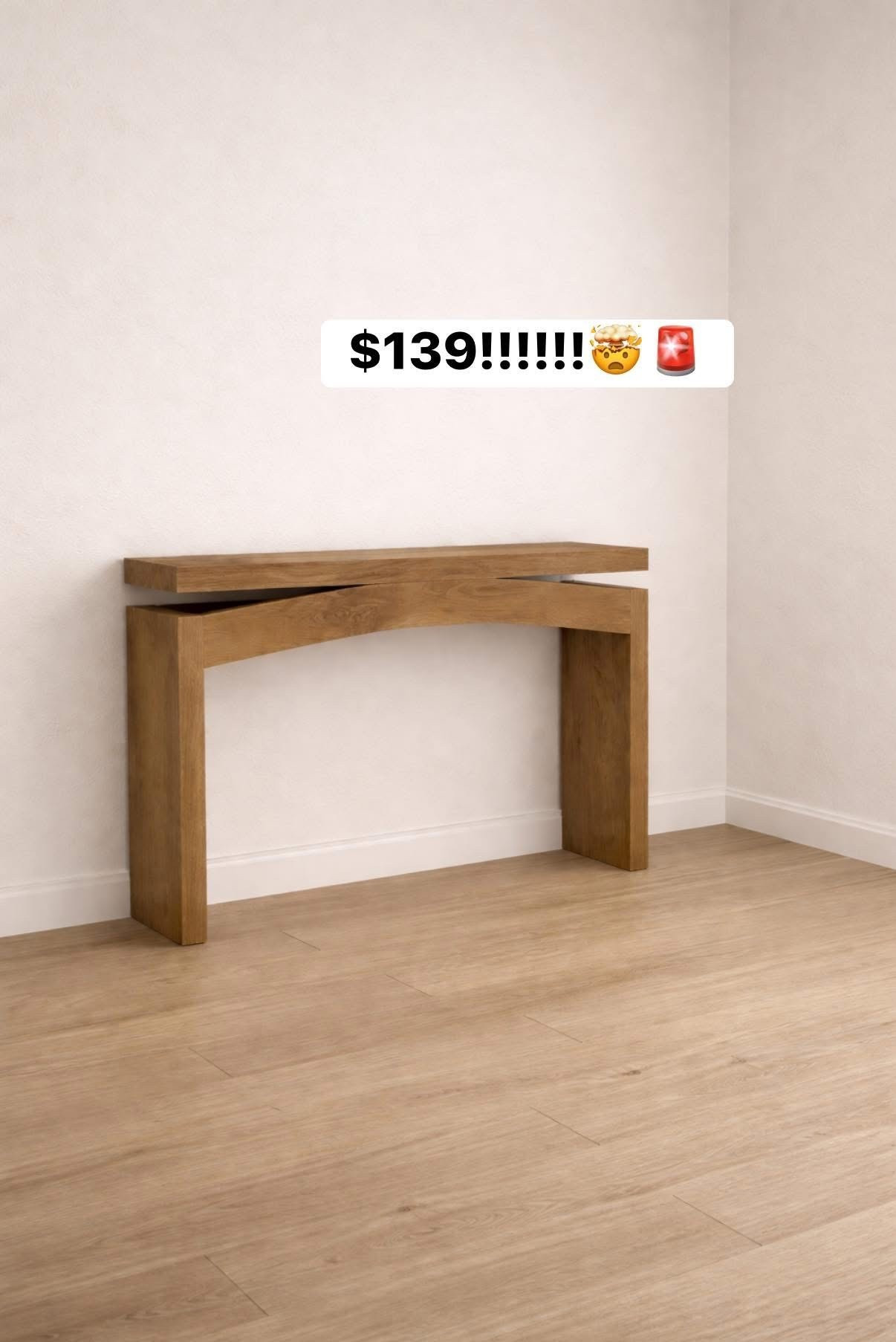 BRAND NEW Matthes inspired console table & the best priced one yet!!!! Will sellout! You saw it here first / I’m sure will go viral 🤪🚨