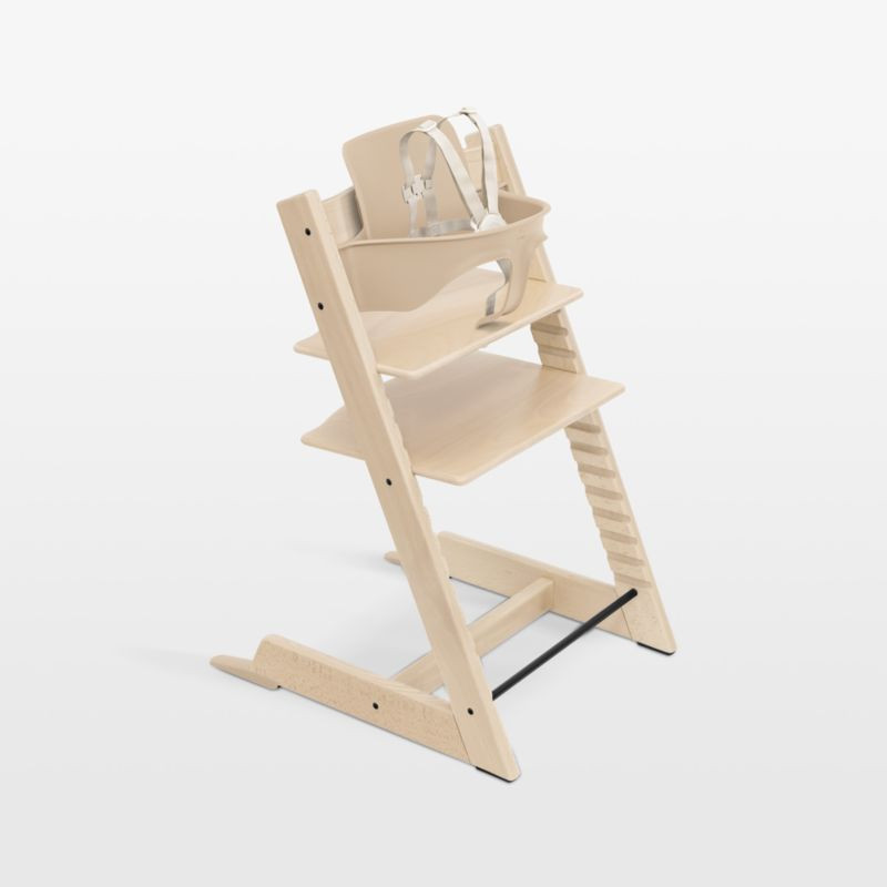 Stokke ® Tripp Trapp ® Natural Wood Baby High Chair | Crate & Barrel