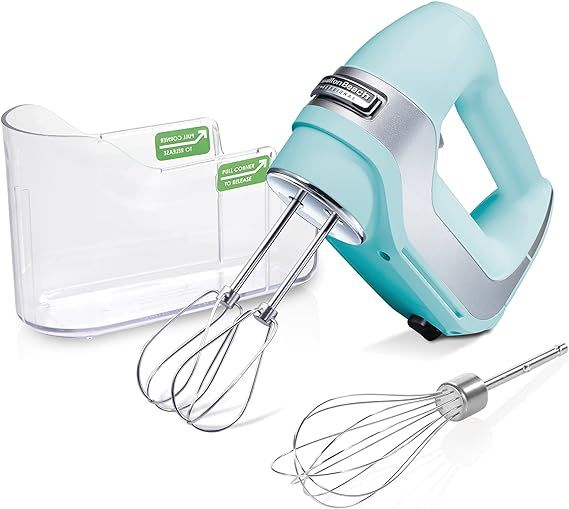 Hamilton Beach Professional 5-Speed Electric Hand Mixer with Snap-On Storage Case, QuickBurst, St... | Amazon (US)