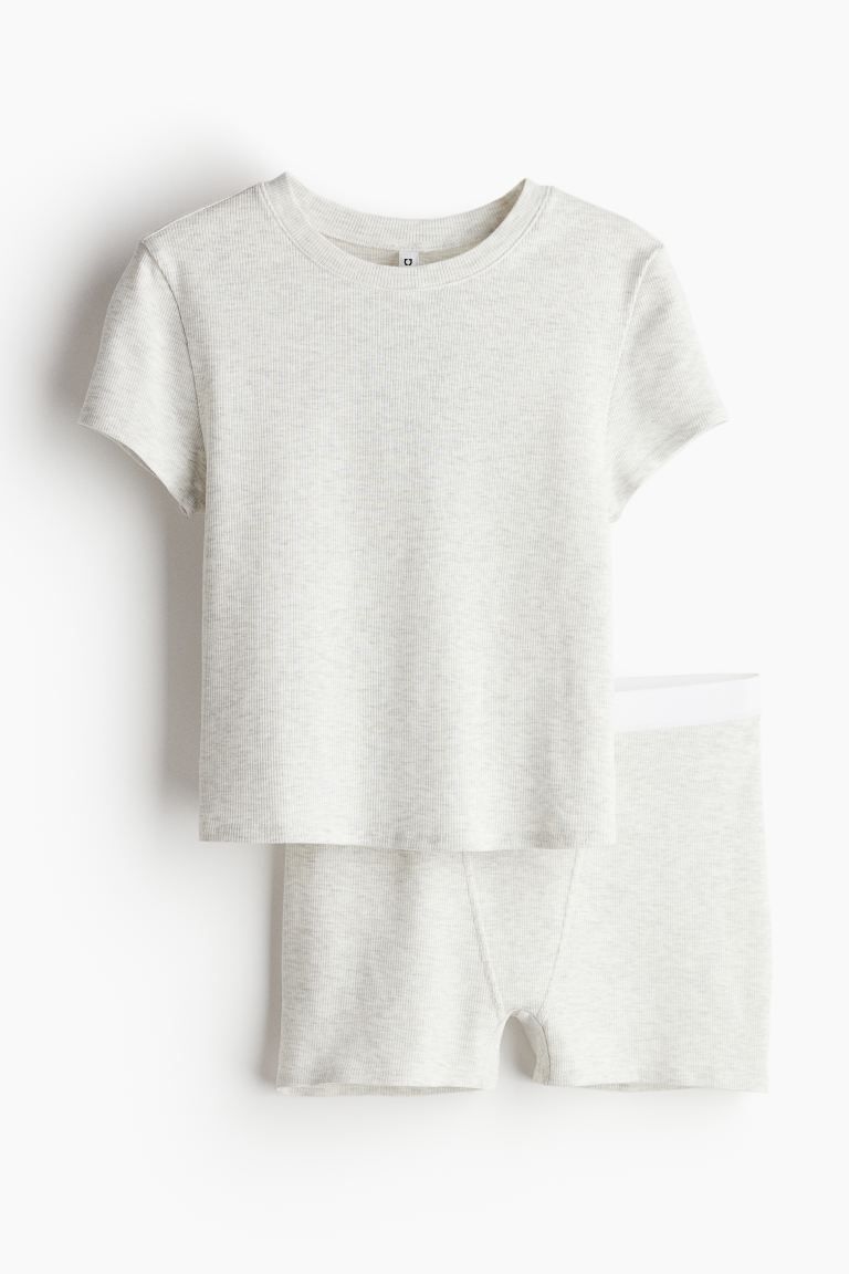 Pajama T-shirt and Boxer Shorts | H&M (US + CA)