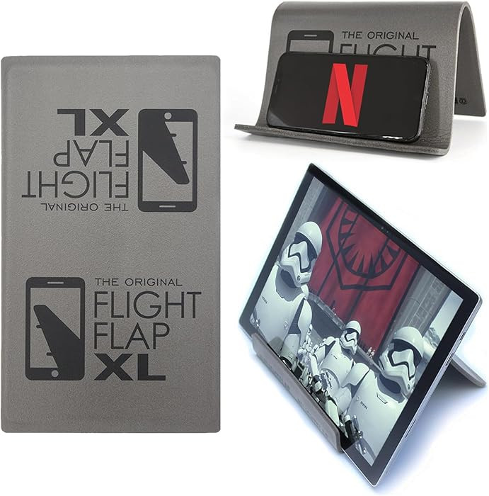 Airplane Tablet Holder, Flexible Cell Phone and Tablet Holder Extra Large 12x7”, Folding Cellph... | Amazon (US)