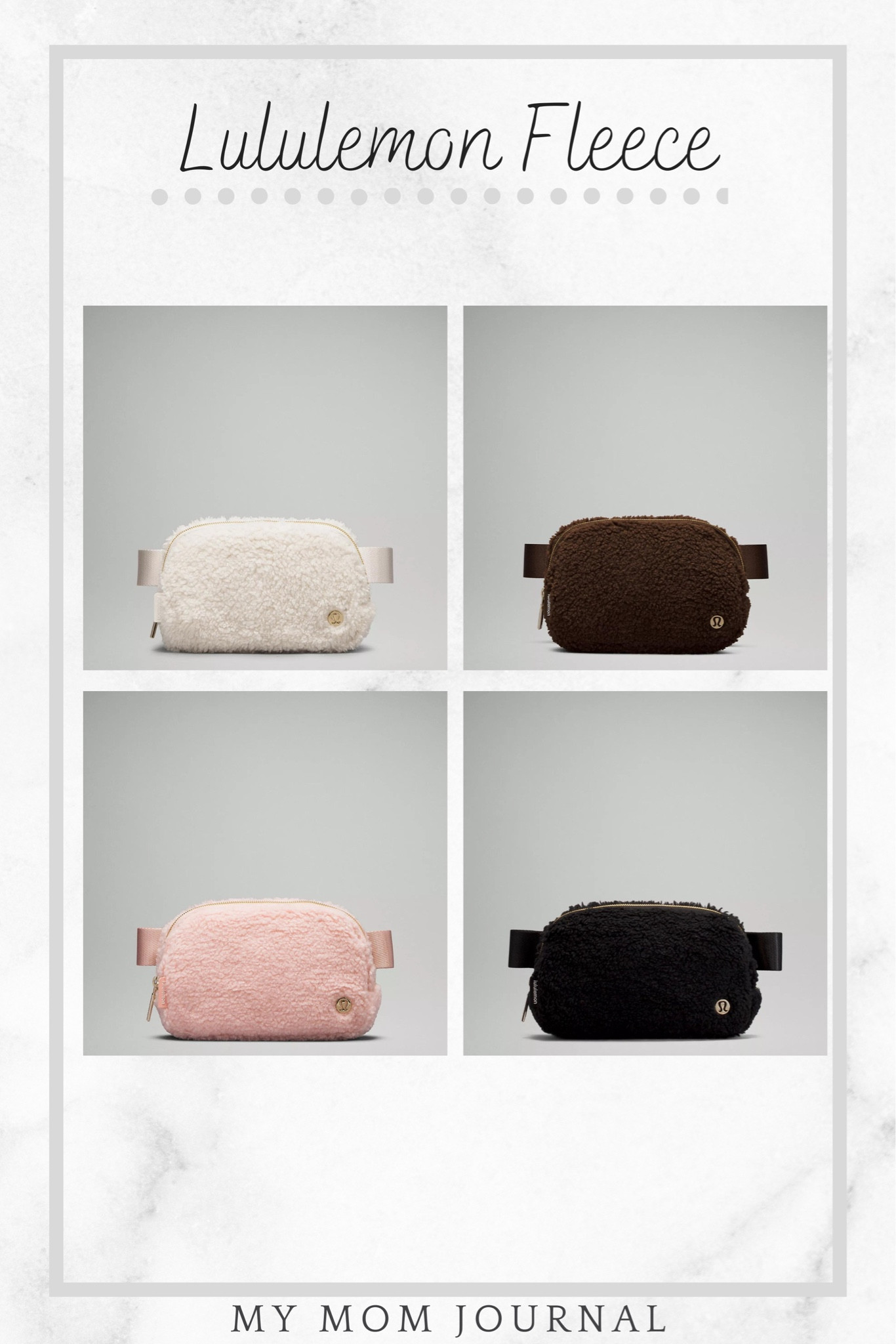 The new Lululemon Fleece pink bag is SO cute!



#LTKHoliday #LTKitbag #LTKSeasonal