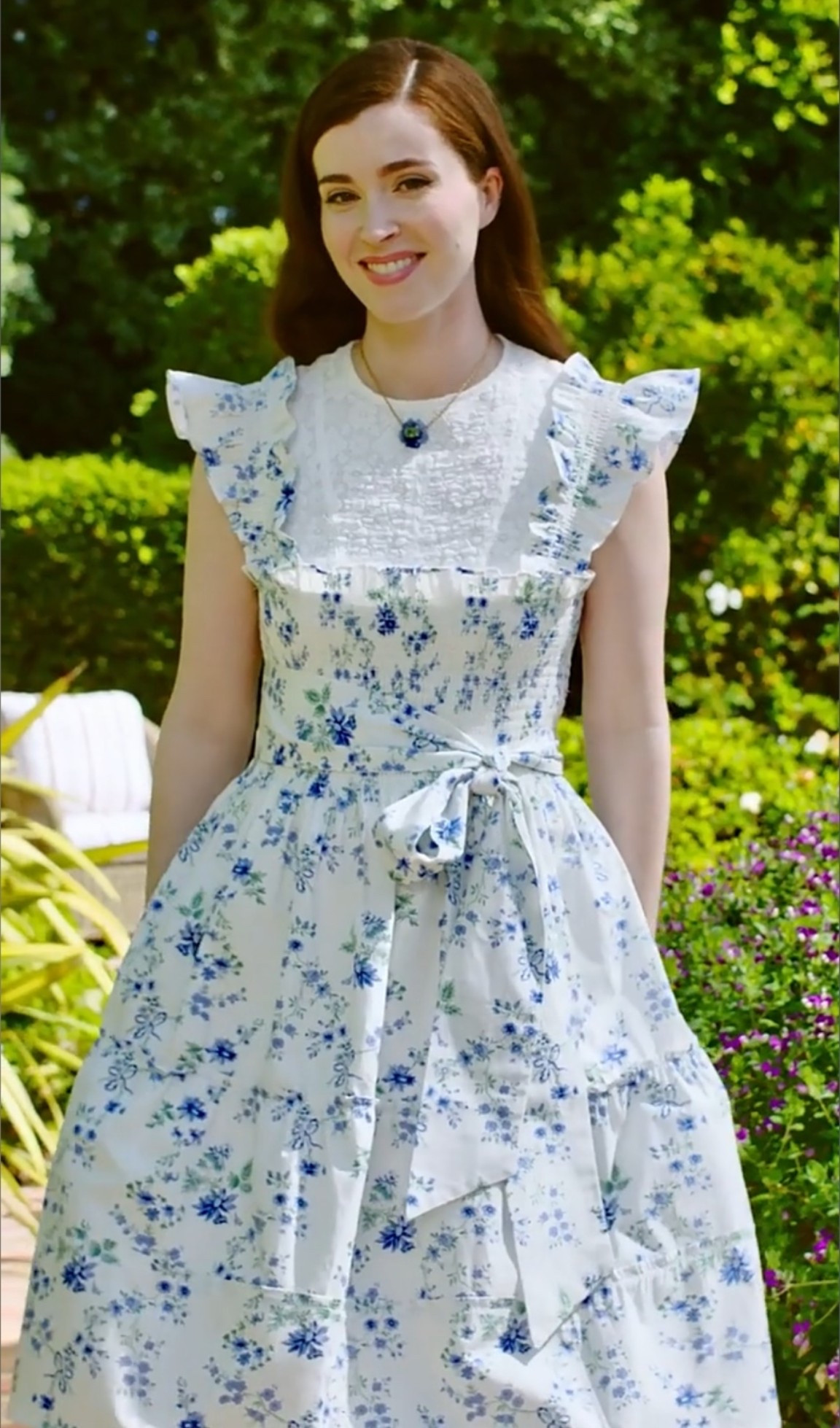 NEW Hill House Home aprons 💙 prettiest floral ruffle aprons 😍