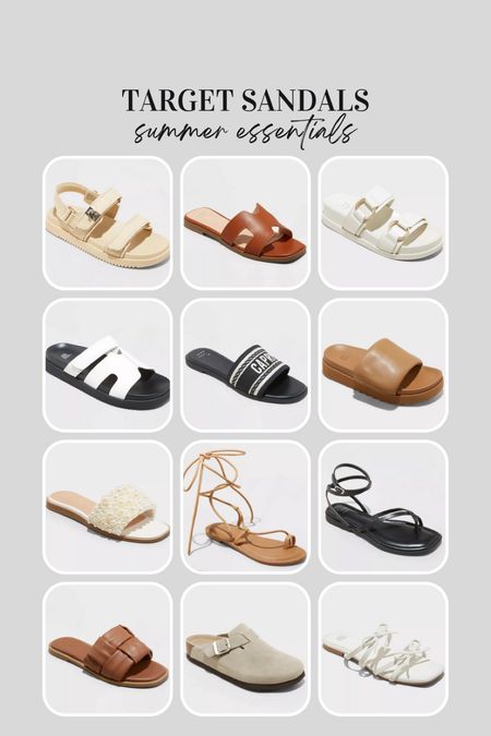 Target finds summer must have sandals  

#LTKStyleTip #LTKShoeCrush #LTKFindsUnder50