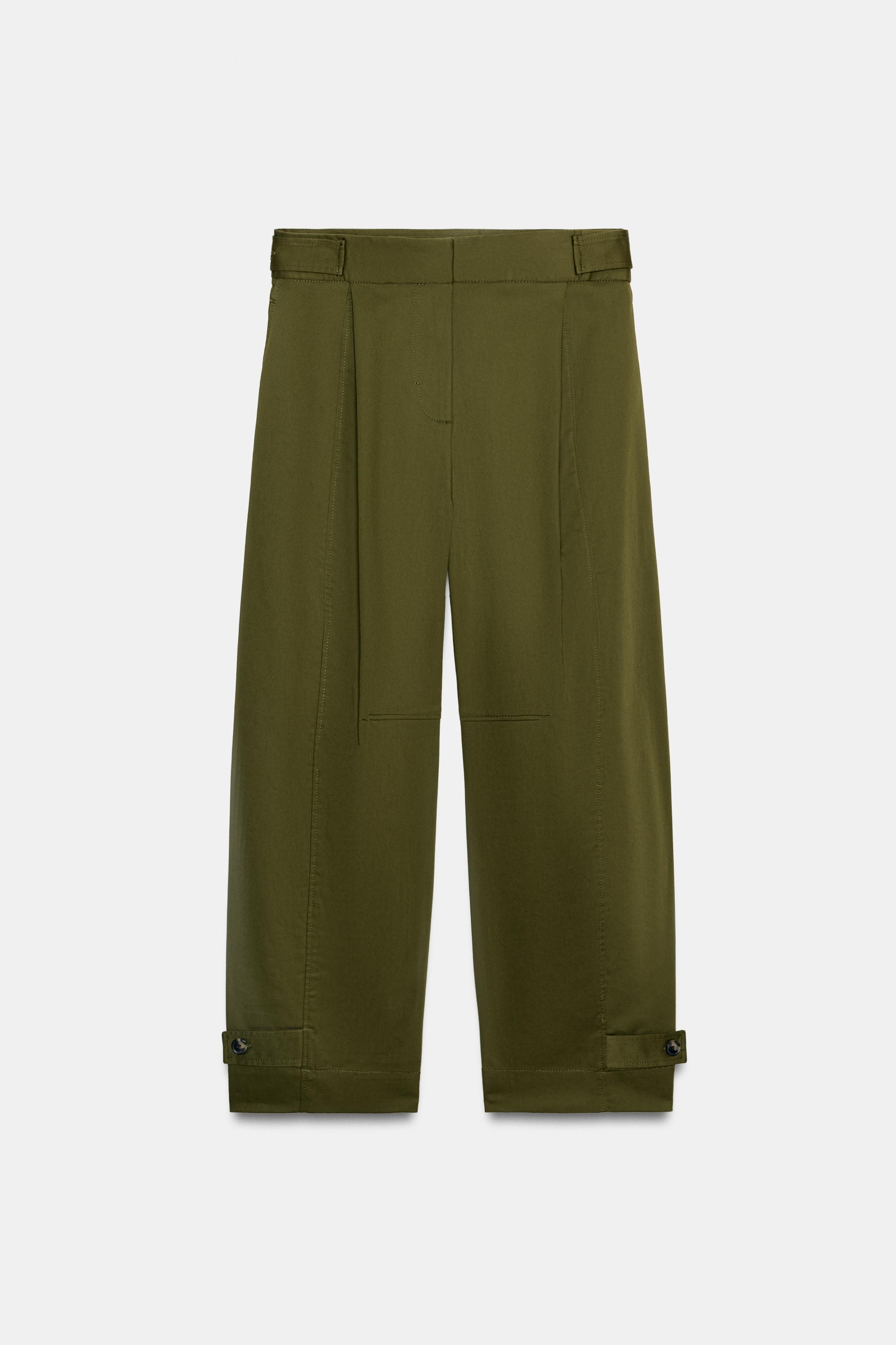 CHINO TROUSERS WITH BELT LOOPS ZW COLLECTION | Zara UK