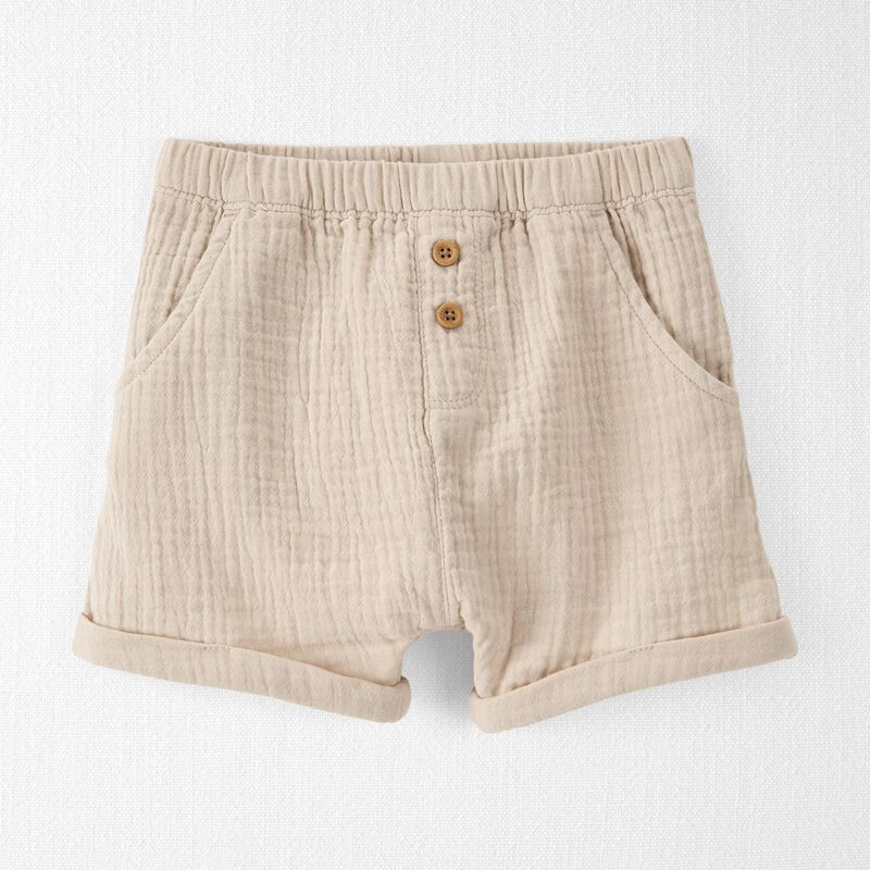 Organic Cotton Gauze Shorts | Carter's