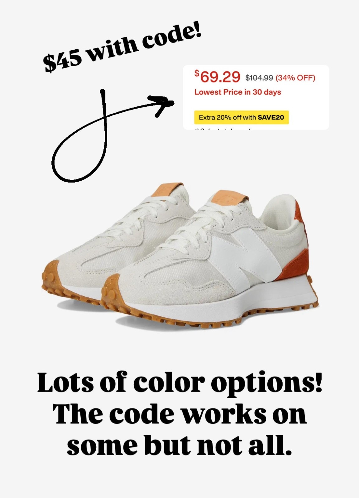 New balance sale! Use code SAVE20 for an extra 20% off!



#LTKselfcare #LTKfitnessgoals #LTKmomlife