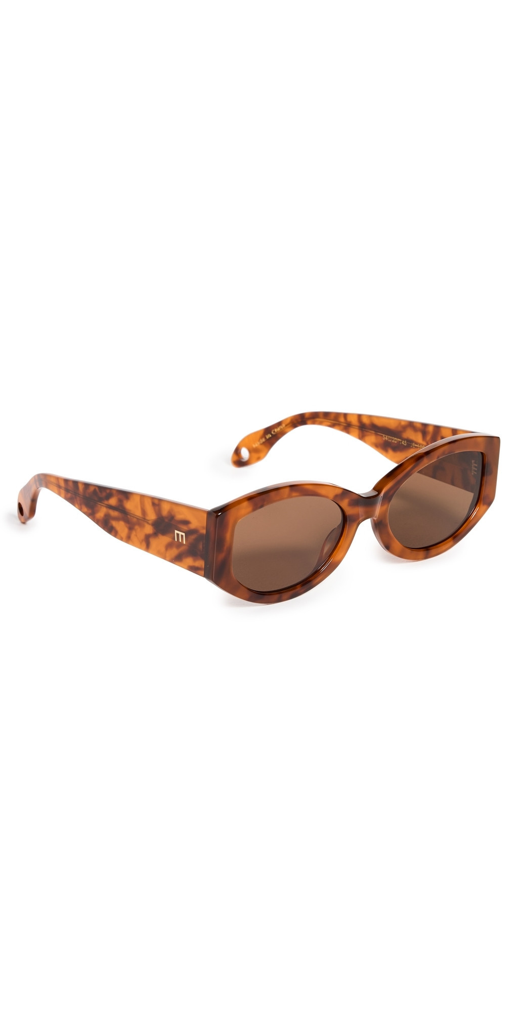 Elisa Johnson Jeannie Sunglasses Brown Tortoise One Size | Shopbop