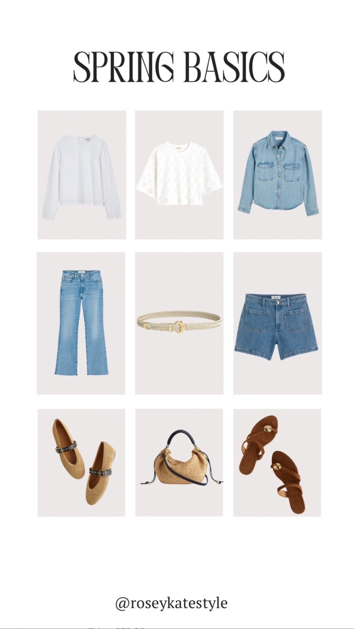 Spring basics that can be mixed and matched for so many elevated casual spring outfits!



#LTKOver40 #LTKmomlife #LTKgrwm