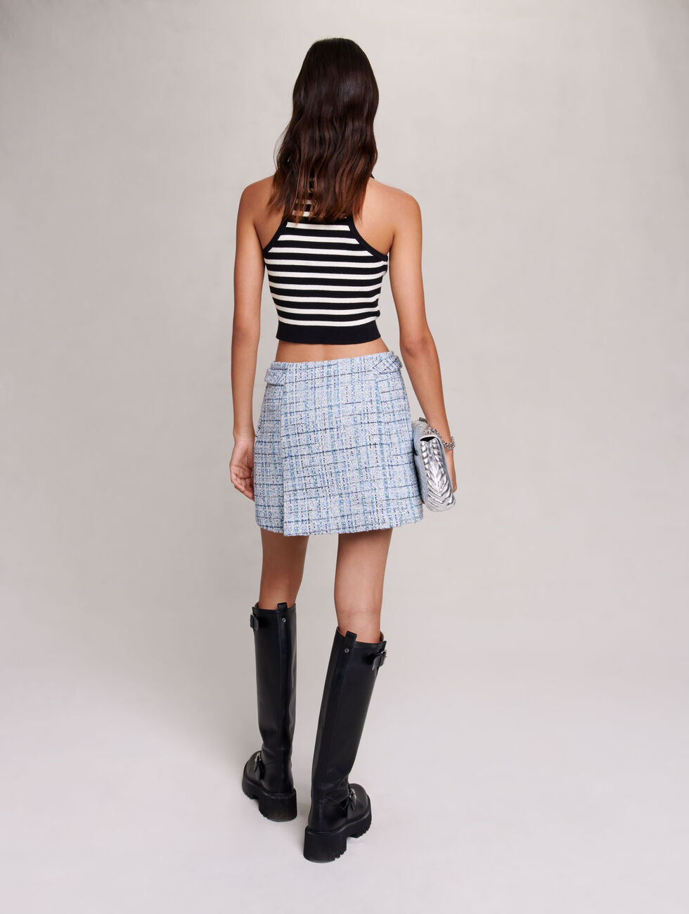 Striped crop top | Maje US | Maje US