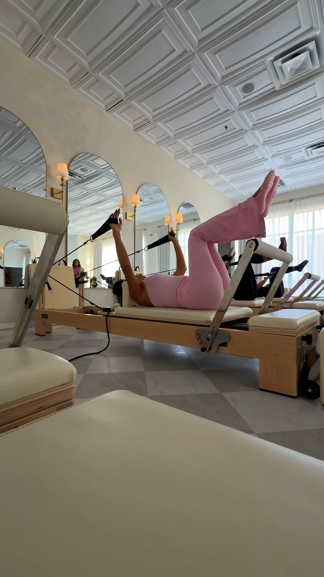 Loving my new Pilates classes and outfits! #pilates #pilatesreformer #pilatesoutfit 

#LTKPetite #LTKFamily #LTKActive